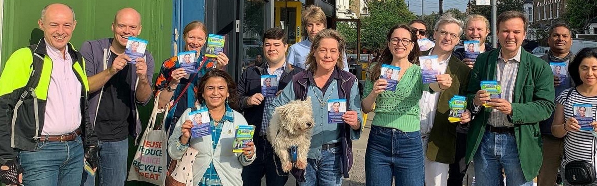 Our team campaigning for Hammersmith & Chiswick